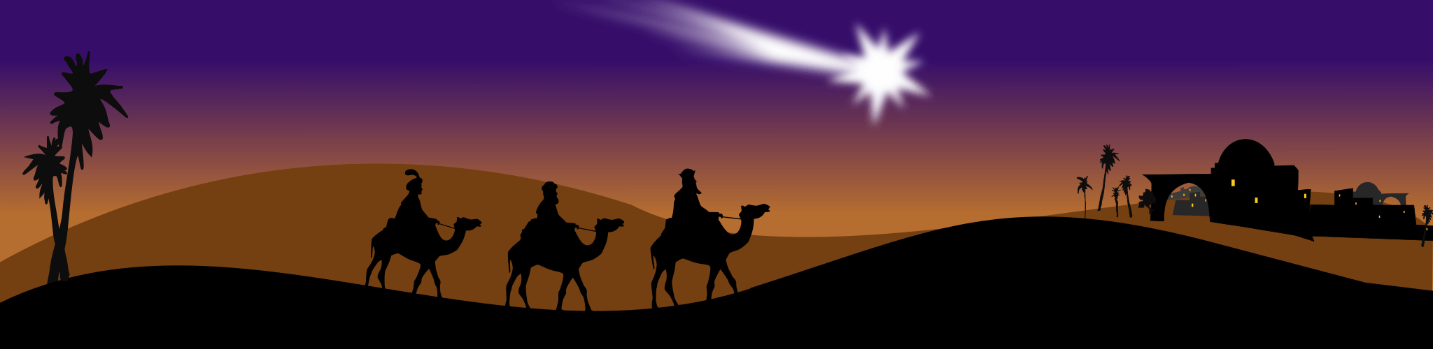 Re magi stanno arrivando da Gesù