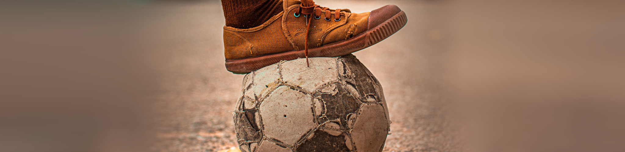 Piede su un pallone
