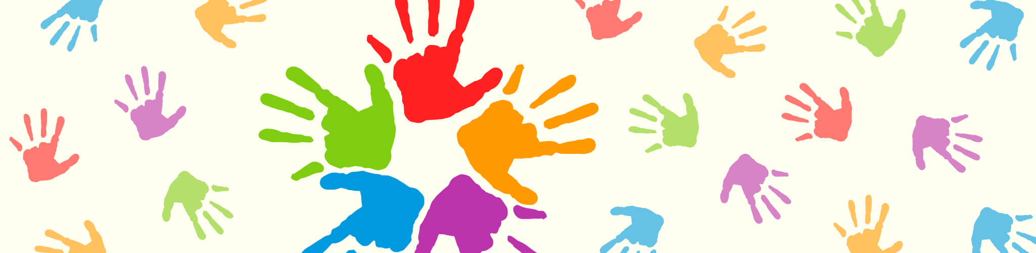 Mani, insieme, colori, comunità, diversità